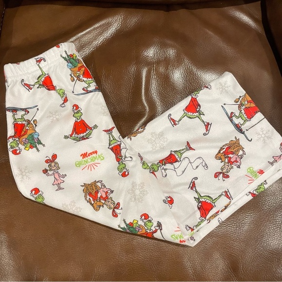 Dr. Seuss How The Grinch Stole Christmas Flannel Pajama Set Size 4 BRAND NEW! - Picture 3 of 5